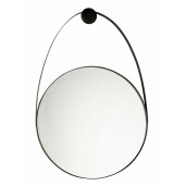 Oglinda perete cu rama metal negru Kieran 46x2.5x68 cm