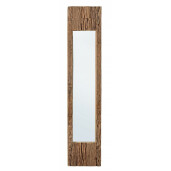 Oglinda de perete cu rama din lemn maro Rafter 25x4x120 cm