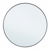 Oglinda otel negru Nucleos 70x1.5 cm