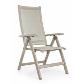 Scaun recliner bej Victor 59x71x113h 