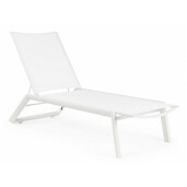 Sezlong alb Cruise 67x194x95x33 cm
