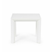 Masuta aluminiu alb Cruise 40x40x35 cm