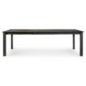 Masa extensibila aluminiu gri antracit Konnor 160/240x100x76 cm