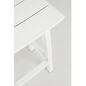 Scaun bar aluminiu alb Skipper 41.8x31x71 cm