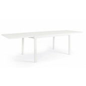 Masa extensibila alba Pelagius 270x90x75 cm