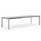 Masa extensibila aluminiu gri Konnor 300x110x76 cm