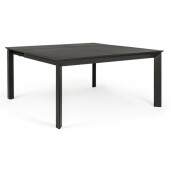Masa exstensibila aluminiu gri antracit Konnor 160x160x77.5 cm