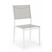 Set 6 scaune alb gri Hilde 46x57x88x43.5 cm