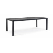 Masa aluminium ceramica gri antracit Mason 220x100x74 cm