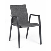 Set 4 scaune gri Odeon 55.5x60x83 cm