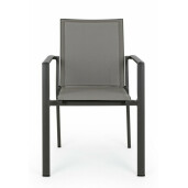 Set 24 scaune gri antracit Konnor 56.2x60x88 cm