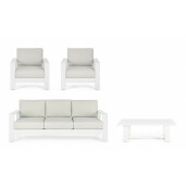Set mobilier gradina 4 piese Baltic 206x85.5x83 cm