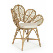 Set 2 fotolii rattan natur Flores 77x62x93 cm