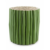 Masuta cafea lemn verde Guadalupe 38 cm x 38 cm x 40 h