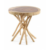 Masuta cafea lemn natur Solidad 56 cm x 56 cm x 56 h