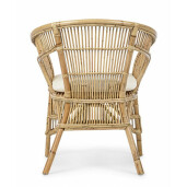 Set 2 scaune rattan natur Consuelo 68x65x82 cm