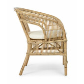 Set 2 scaune rattan natur Consuelo 68x65x82 cm