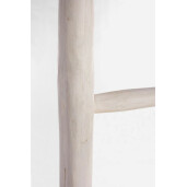 Scara decorativa lemn alb Sahel 48x6x150 cm