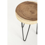 Set 2 masute lemn fier Tuala 35x48 cm