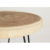 Masuta cafea lemn fier Tuala 56x48 cm