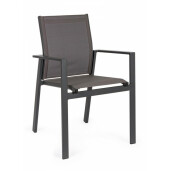 Set 6 scaune gri Crozet 56.5x62x88 cm