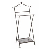 Suport haine otel gri antracit Charlotte 46x28x98 cm