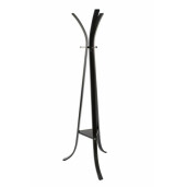 Cuier de podea din lemn negru si fier Triomphe 60x60x180 cm