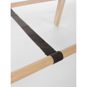 Suport haine lemn natur Daiki 89x52x151 cm