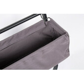 Scara decorativa fier negru cu cos depozitare textil 46 cm x 19 cm x 155 h