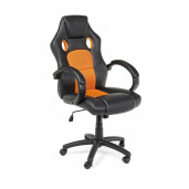 Scaun birou negru portocaliu Racing 55x66x110 cm 