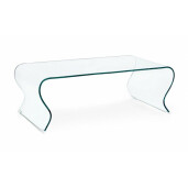 Masuta din sticla transparenta Iride 120 cm x 60 cm x 42 h
