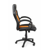 Scaun birou negru portocaliu Racing 55x66x110 cm 