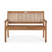 Banca gradina lemn maro Noemi 120x60x88 cm
