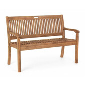 Banca gradina lemn maro Noemi 120x60x88 cm
