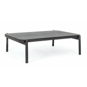 Masuta de cafea din fier cu blat din ceramica gri Florencia 120 cm x 75 cm x 36 h