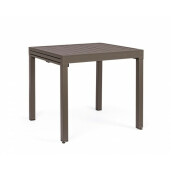 Masa extensibila aluminiu maro Pelagius 83/166x80x75 cm
