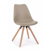 Set 4 scaune bej Trend 54x49x83.5h 