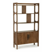 Biblioteca lemn mango maro Sherman 100x35x180 cm