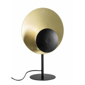 Veioza metal auriu negru Design 30x17.5x46 cm