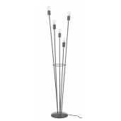 Lampadar fier argintiu Fiaccola 34x30x155 cm