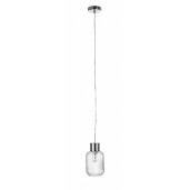 Lustra abajur sticla transparenta Showy, 60W, 15x120 cm