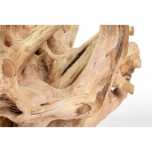 Masuta lemn natur sticla Rosalind 70x46 cm, 80 cm