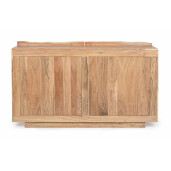 Comoda 6 sertare lemn maro Aron 142x45x83 cm