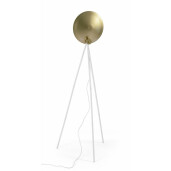 Lampadar otel alb auriu Design 87x56x155 cm