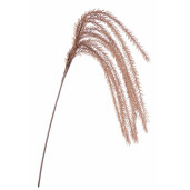 Set 3 crengute artificiale maro 45x140 cm