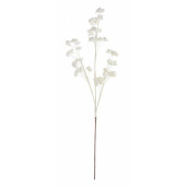 Set 12 flori artificiale albe Alice 40x120 cm
