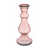 Set 4 sfesnice sticla roz Jody 17x40 cm