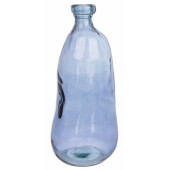 Set 2 vaze flori sticla albastra Loopy 23x52.5 cm