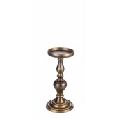 Set 2 sfesnice aluminiu bronz Darika 12x25.5 cm