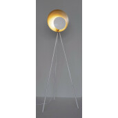 Lampadar otel alb auriu Design 87x56x155 cm